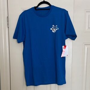 Blue Men’s Graphic Crew Neck T-Shirt